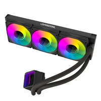 LOVINGCOOL Refroidisseur liquide de CPU AIO de haute qualité de 120mm ARGB Ventilateurs d'ordinateur pour PC de jeu INTEL LGA115X AMD Socket FM2/AM5