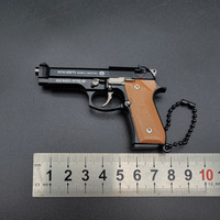 Vente directe usine – Porte-clés vintage en forme de pistolet, modèle BERETTA 92F, en alliage de zinc, résistant à l'usure – Cadeau idéal