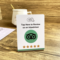 Aumente Rápidamente el Número de Suscriptores a sus Comentarios con Nuestro Soporte NFC para Reseñas de Trustpilot, Soporte NFC de 3x4 Pulgadas para Instagram para Negocios
