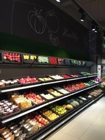 Xinde zware-duty stalen fruit- en groentepresentatierek met poedercoating - vrijstaande opbergstandaard
