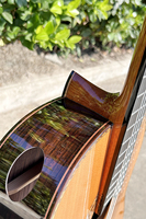 Guitare classique professionnelle Aiersi 4/4 de haute qualité, entièrement en cèdre, avec touche surélevée, fabriquée à la main, de style espagnol, idéale pour les concerts.