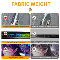 Badges en fer blanc à double éclat argenté, personnalisés avec motif de fille anime, boutons ronds en métal pour collections de fans et accessoires de cosplay