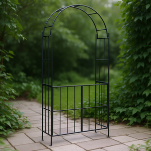 ซุ้มเหล็กสำหรับสวนพร้อมประตู ขนาด 6 ฟุต ดีไซน์สวยงาม - Product Image 2