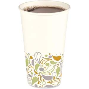 Vasos de Papel Impresos Boardwalk Deerfield, 16 oz, 50 Vasos/Paquete, 20 Paquetes/Cartón, Vasos Desechables Serie DEER16HCUP - Product Image 1
