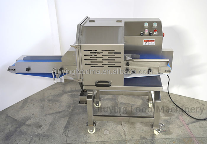 145mm Feeding Inlet Width Conveyor Type Commercial Cooked Meat Slicing Machine