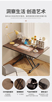 Höhenverstellbarer Klapp-Couchtisch mit Lift-und-Fold-Funktion für Wohnzimmer und Home-Office