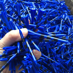 Long <span class=keywords><strong>Golf</strong></span> Support en plastique TEES Custom Made Blue and Black Strip 83 mm Tee <span class=keywords><strong>Golf</strong></span> pour Long Driver - Product Image 1