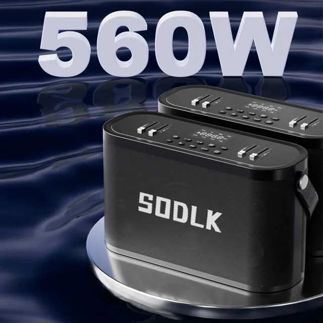 High Power Karaoke Speaker 3D Dj Bass Popular Party Speakers Professional 360 Stereo Surround Subwoofer Sound Card Reverberation