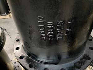 Conexión en T roscada AWWA C110 de 2 pulgadas (Flange X Flange) - Product Image 4