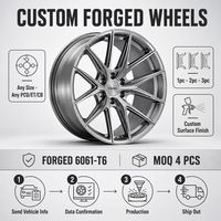 Rines de Aleación Forjados en Plata Brillante, 17/18/19/20 Pulgadas, Finamente Pulidos, de una Sola Pieza, Compatibles con los Modelos BMW X4, X5 y X6
