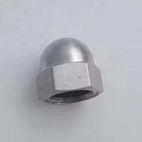 Écrou dôme hexagonal en acier inoxydable Q 395, écrou hexagonal à pas fin