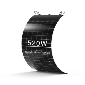 ติดตั้งง่าย แผงโซลาร์เซลล์แบบยืดหยุ่นชนิดโมโน PERC กำลังไฟ 510w 515w 520w น้ำหนักเบา - Product Image 1