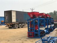 KAIDONG QT4-23A machines de fabrication de briques à bloc de verrouillage semi-automatique certifié CE petit moteur de pompe PLC manuel pour béton ciment