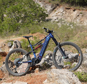 Vélo de montagne électrique Markhor avec cadre en alliage amélioré, moteur central Bafang M560 500W/750W, EMTB de descente, vélo électrique personnalisable - Product Image 2