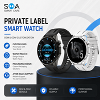 Reloj Inteligente Deportivo Redondo Personalizado al por Mayor de Fábrica con Llamadas Bluetooth, Resistencia al Agua IP67 para Uso Diario y Seguimiento de Salud para Venta Minorista