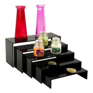 Mesa acrílica transparente con forma de U, expositor de joyas, estante elevador, 5 uds. - Product Image 5