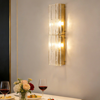 Nouvelle Lampe Murale LED Nordique en Verre au Design Unique pour Hôtel, Salon, Chambre à Coucher – Applique Murale Moderne