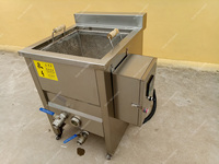 Nouvelle Friteuse Industrielle Personnalisée pour Frites Belges, Burgers, Bananes, Chips de Plantain, Frites d'arachides, à Propane, pour Remorque Alimentaire