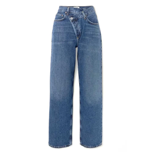 Hiện đại Wide Leg jeans đối với phụ nữ Custom made thời trang denim quần thoải mái lỏng phù hợp với phong cách - Product Image 1