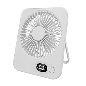 Nouveau ventilateur de bureau ultra-fin, mini ventilateur USB silencieux, portable, pour étudiants, bureau, rechargeable - Product Image 1
