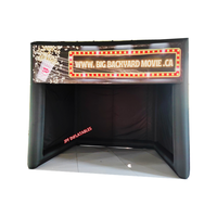 Écran de cinéma gonflable pour jardin en vente, tente de cinéma gonflable avec écran blanc à louer