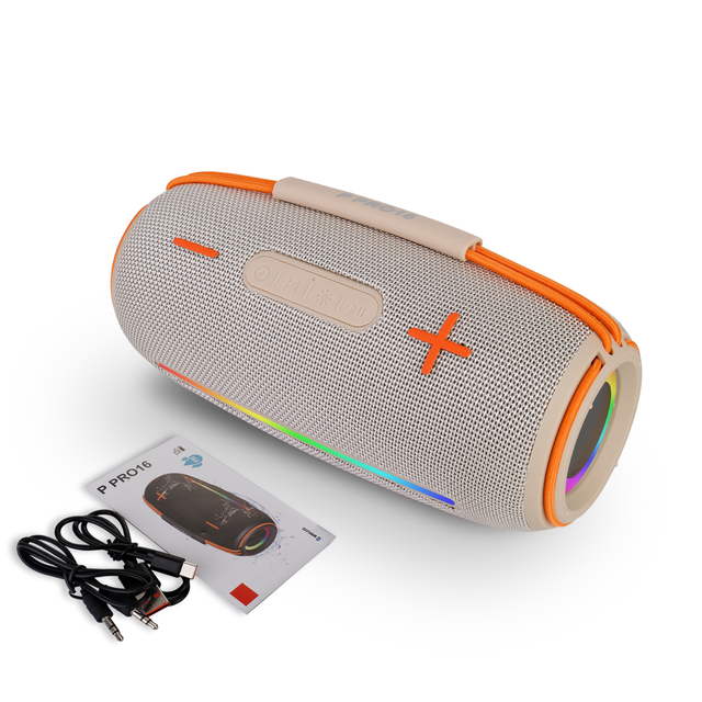 P16 LED Boombox Portable Wireless BT Speakers Waterproof Outdoor Sport Music Player RGB Xtreme for Party Box Home Gift Radio TF