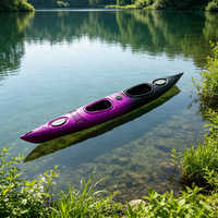Kayak transparent de haute qualité pour 2 personnes, 17,1 pieds, livraison rapide pour la pêche