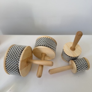 Moderna e Meravigliosa Cabasa in Legno di Betulla, Strumento a Percussione Melodico per Accessori Musicali - Product Image 4