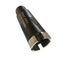 JOWIN Foret diamanté pour maçonnerie 1 3/8 po, type couronne segmentée, pour granit, finition oxyde noir, connecteur M14, garantie 3 ans