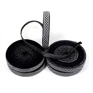 Tresse de dentelle artisanale pour uniforme de cérémonie, motif brodé personnalisé 2025 - Product Image 3
