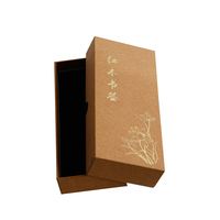 Cajas de regalo de embalaje de marcapáginas de papel Kraft reciclado con tapa