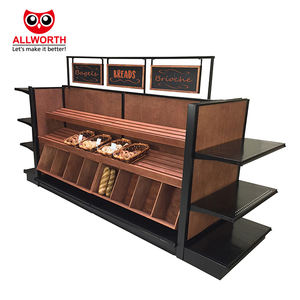 Estante de supermercado de panel trasero <span class=keywords><strong>central</strong></span> con logotipo personalizado para libro de revista de periódico - Product Image 2