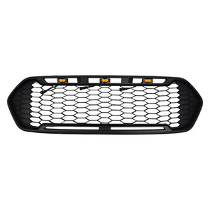 Rejilla Delantera para Ford Transit Custom, Malla ABS Negra, 2018-2021, Compatible con Europa, Pieza de Mejora - Product Image 5