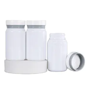 Cina fornitore di plastica personalizzato capsula bianca bottiglie di plastica bottiglia di plastica per pillole di plastica bottiglia di plastica