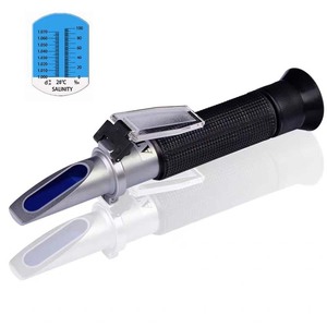 Nước Tester tỷ trọng kế cầm tay độ mặn mét khúc xạ Chất lượng cao Khúc xạ kế nước biển salinometer - Product Image 3