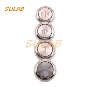 Elevator COP LOP Round Push Button DA511 DA511G01 MTD511 P366716B000 DC12V for Mitsubis* Lift spare parts