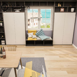 Meubles gain de place, <span class=keywords><strong>lit</strong></span> mural pliable en bois, <span class=keywords><strong>lit</strong></span> <span class=keywords><strong>escamotable</strong></span> pivotant, <span class=keywords><strong>mécanisme</strong></span> de <span class=keywords><strong>lit</strong></span> Murphy avec panneau de particules en bois - Product Image 2