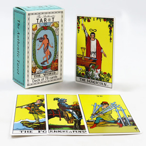 Impression <span class=keywords><strong>de</strong></span> <span class=keywords><strong>cartes</strong></span> <span class=keywords><strong>de</strong></span> tarot <span class=keywords><strong>de</strong></span> <span class=keywords><strong>jeu</strong></span> blanc familial <span class=keywords><strong>de</strong></span> haute qualité personnalisé faire une carte <span class=keywords><strong>de</strong></span> tarot <span class=keywords><strong>de</strong></span> cavalier magique <span class=keywords><strong>avec</strong></span> guide - Product Image 6