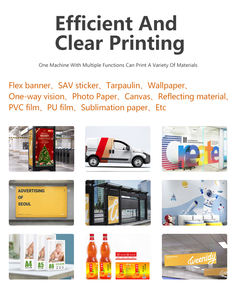 1.3m/1.6m/1.8m dijital yazıcılar kullanımı XP600 i3200 baskı kafası esnek vinil eko solvent yazıcı - Product Image 4