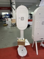 Kiosque à selfies pour événements, boîtier métallique, photomaton DSLR, impression instantanée, compatible avec iPad 13 pouces