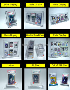 Support de présentation en acrylique transparent SHP à 4 emplacements pour carte classée CGC BGS SGC Joe Burrow <span class=keywords><strong>Rookie</strong></span> NFL Panini Select Premier PSAed - Product Image 6