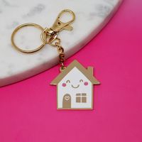 Porte-clés personnalisé en alliage de zinc émaillé en forme de triangle avec couleur personnalisée