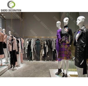 Clothing Shop Interior Design Custom Metal Clothing Display Rack Stand for Clothes Modern Clothing Store Furniture - Product Image 2