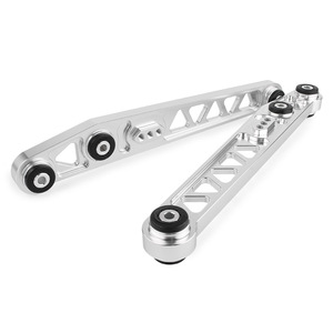 ชุดแขนควบคุมล่างหลังอะลูมิเนียม Auso-Racing รุ่น BWR สำหรับ Honda Civic EK ปี 96-00 แบบสามชิ้น สีเงิน แดง ทอง - Product Image 3