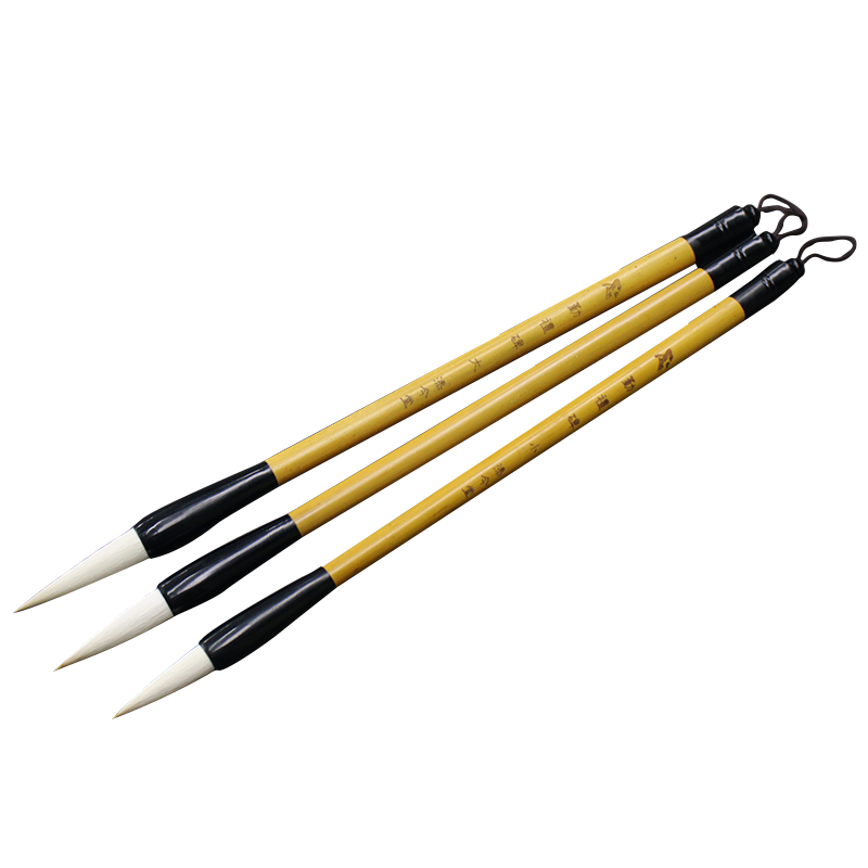 Handmade Traditional Chinese Calligraphy Bamboo Brush for Practice Writing Ink Painting