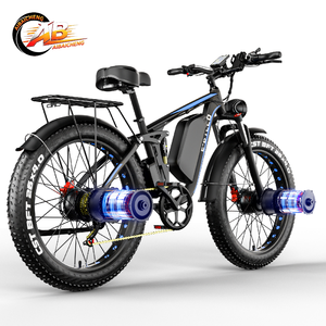 Vélo électrique tout-terrain 26 pouces 52V à moteur central, pneus larges, longue autonomie, pour adultes, trajets quotidiens et aventures en plein air EB7Pro 26 pouces Fattire E - Product Image 4