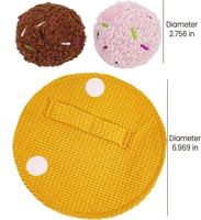 Jouet pour chien en forme de cornet de glace, jouet en peluche froissé interactif pour cacher des friandises pour chiens
