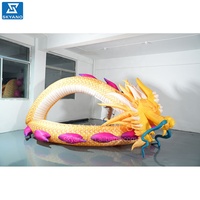 Sculpture de dragon gonflable personnalisée Sculpture d'art de publicité commerciale Dragon chinois