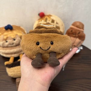 Đồ chơi nhồi bông mềm mại hình thức ăn sáng thạch dành cho trẻ em: xúc xích, bánh cuộn quế, bánh trứng chanh, gấu - thiết kế sáng tạo, chất liệu bông PP - Product Image 2