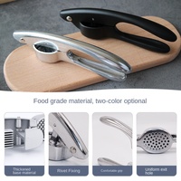 Multifunctionele knoflookpers van aluminiumlegering voor knoflook, fruit en groenten, keukenhulp voor thuisgebruik